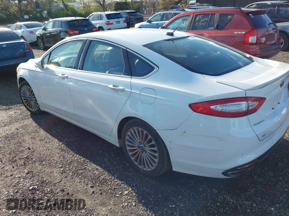2013 Ford Fusion Titanium with VIN 3FA6P0K90DR248360, listed as a IAAI auction lot 42141987 with 999,999 mi miles. Bid and sale history available at carsss.com. Image 3.