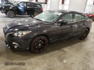 2015 Mazda 3 S Touring with VIN JM1BM1V3XF1264402, listed as a Copart auction lot 48940025 with 97,088 mi miles and Salvage Title. Bid and sale history available at DreamBid. Image 1.