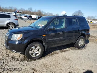 2006 Honda Pilot EX with VIN 2HKYF184X6H520393, listed as a Copart auction lot 48370305 with 168,306 mi miles and Salvage Title. Bid and sale history available at carsss.com. Image 1.