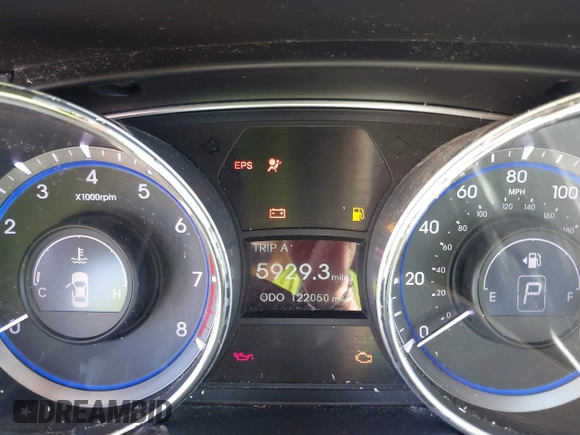 2012 Hyundai Sonata GLS with VIN 5NPEB4AC7CH331701, listed as a IAAI auction lot 42112081 with 122,050 mi miles. Bid and sale history available at carsss.com. Image 7.