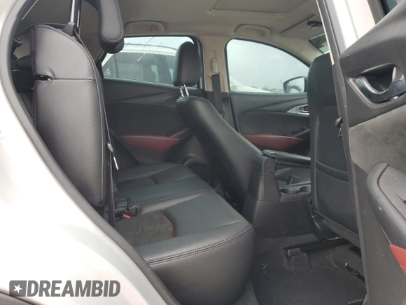 2017 Mazda CX-3 Grand Touring with VIN JM1DKFD76H0170333, listed as a Copart auction lot 43772595 with 59,693 mi miles and Salvage Title. Bid and sale history available at carsss.com. Image 10.
