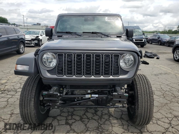 2025 Jeep Wrangler Sport S with VIN 1C4PJXDN0SW521570, listed as a Copart auction lot 60039565 with 3,083 mi miles and Salvage title. Bid and sale history available at DreamBid. Image 5.