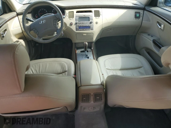 2009 Hyundai Azera GLS with VIN KMHFC46D99A352421, listed as a Copart auction lot 56796815 with 56,104 mi miles and Clean title. Bid and sale history available at DreamBid. Image 8.
