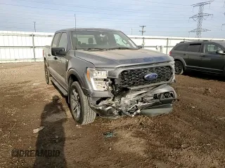 2021 Ford F-150 XL with VIN 1FTEW1EP7MFD02131, listed as a Copart auction lot 48948365 with 94,109 mi miles and Salvage Title. Bid and sale history available at carsss.com. Image 11.