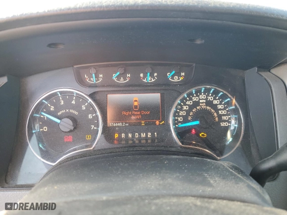 2013 Ford F-150 XL with VIN 1FTFW1CF1DFD63215, listed as a Copart auction lot 42959175 with 174,448 mi miles and Salvage Title. Bid and sale history available at carsss.com. Image 9.