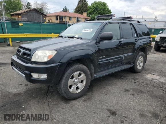 2004 Toyota 4Runner SR5 with VIN JTEBU14R648020185, listed as a Copart auction lot 58983875 with 242,594 mi miles and Clean title. Bid and sale history available at DreamBid. Image 1.