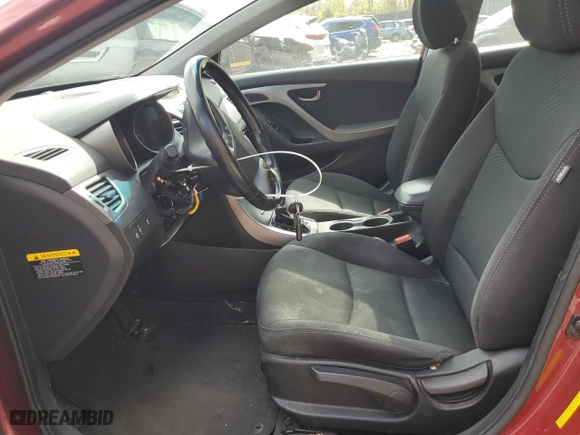 2015 Hyundai Elantra SE with VIN 5NPDH4AE2FH558052, listed as a Copart auction lot 53250095 with 217,444 mi miles and Clean Title. Bid and sale history available at carsss.com. Image 7.