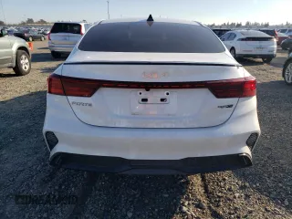 2024 Kia Forte GT-Line with VIN 3KPF54AD9RE702438, listed as a Copart auction lot 46195175 with 37,242 mi miles and Salvage Title. Bid and sale history available at carsss.com. Image 6.