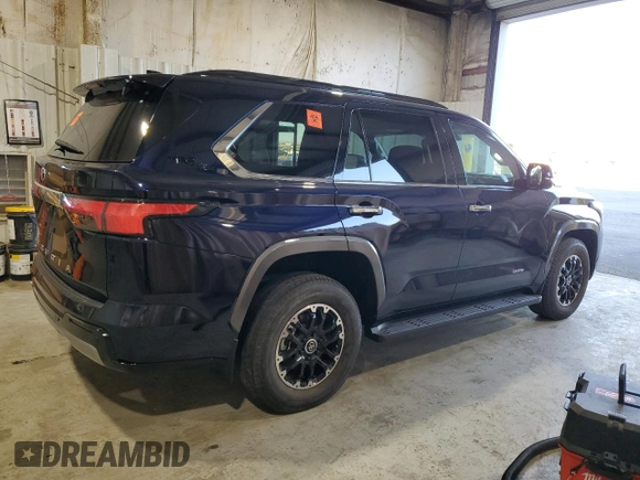 2023 Toyota Sequoia SR5 with VIN 7SVAAABA4PX006078, listed as a Copart auction lot 84001864 with 7,492 mi miles and Salvage Title. Bid and sale history available at carsss.com. Image 3.