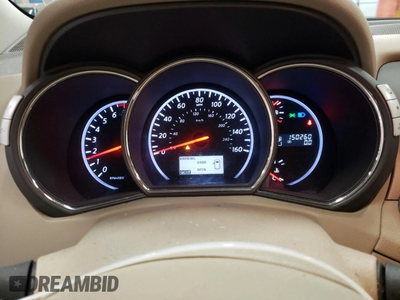 2012 Nissan Murano SV with VIN JN8AZ1MW6CW237368, listed as a Copart auction lot 54791615 with 150,260 mi miles and Clean Title. Bid and sale history available at carsss.com. Image 9.
