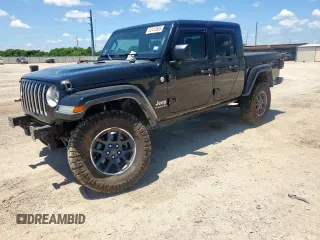 2020 Jeep Gladiator Overland с VIN 1C6HJTFG4LL106998, выставлен на аукционе Copart как лот 62413585 с пробегом 71 764 миль миль и Списание • Salvage title. История ставок и продаж доступна на DreamBid. Изображение 1.