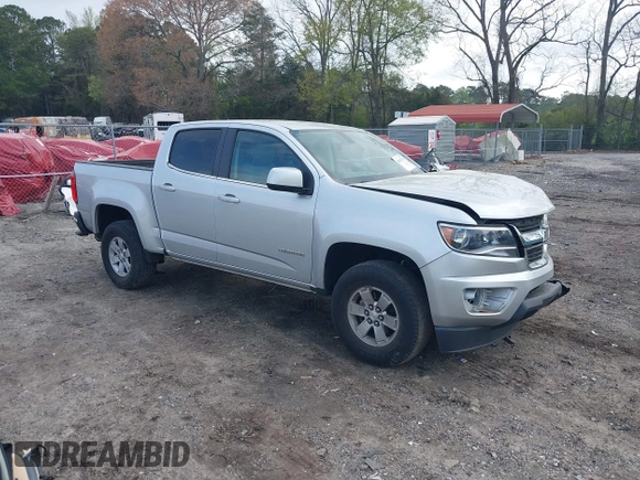2019 Chevrolet Colorado 2WD Work Truck with VIN 1GCGSBEN3K1164686, listed as a IAAI auction lot 41943796 with 65,000 mi miles and . Bid and sale history available at DreamBid. Image 1.
