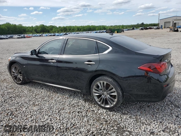 2017 Infiniti Q70 3.7 with VIN JN1BY1PRXHM210429, listed as a Copart auction lot 53617085 with 90,193 mi miles and Salvage title. Bid and sale history available at DreamBid. Image 2.