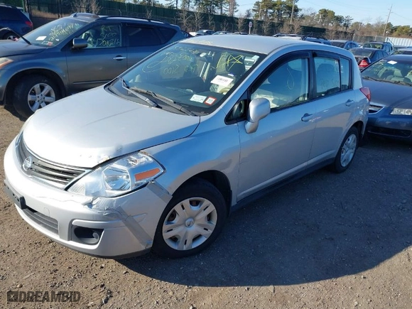 2010 Nissan Versa 1.8 S with VIN 3N1BC1CP1AL407539, listed as a IAAI auction lot 41766778 with 999,999 mi miles. Bid and sale history available at carsss.com. Image 2.