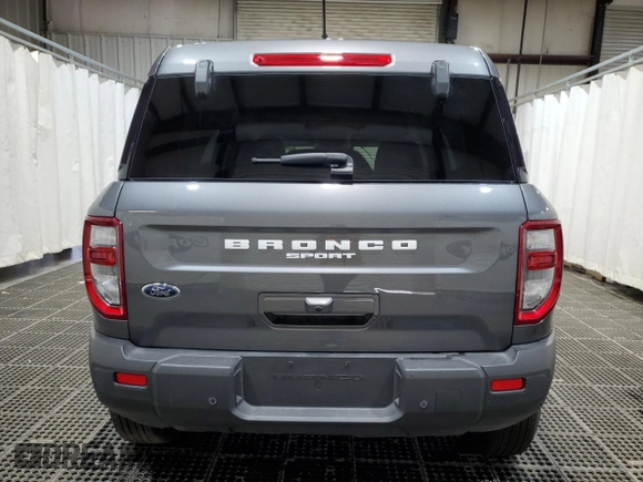 2025 Ford Bronco Sport Big Bend with VIN 3FMCR9BNXSRE35591, listed as a Copart auction lot 62601735 with 8,815 mi miles and Clean title. Bid and sale history available at DreamBid. Image 6.