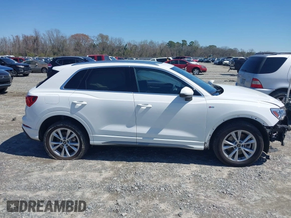 2023 Audi Q3 S line Premium with VIN WA1DECF30P1081652, listed as a IAAI auction lot 41775676 with 46,066 mi miles and . Bid and sale history available at DreamBid. Image 14.