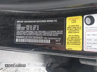 2015 MINI Hardtop 4 Door S with VIN WMWXU3C55F2B56429, listed as a IAAI auction lot 42335996 with 114,781 mi miles and . Bid and sale history available at DreamBid. Image 9.