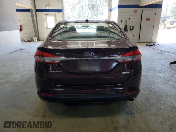 2017 Ford Fusion SE with VIN 3FA6P0HD0HR240647, listed as a Copart auction lot 50839715 with 118,609 mi miles and Salvage title. Bid and sale history available at DreamBid. Image 6.