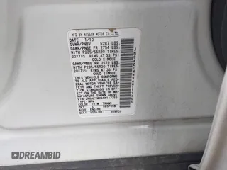 2010 Nissan Murano SL with VIN JN8AZ1MW9AW117755, listed as a IAAI auction lot 42199625 with Not Provided miles and . Bid and sale history available at carsss.com. Image 9.