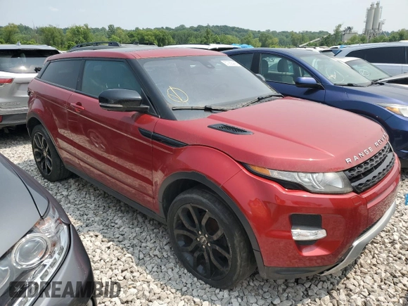 2012 Land Rover Range Rover Evoque Dynamic Premium with VIN SALVT1BG6CH626888, listed as a Copart auction lot 57268445 with Not provided miles and Clean title. Bid and sale history available at DreamBid. Image 4.