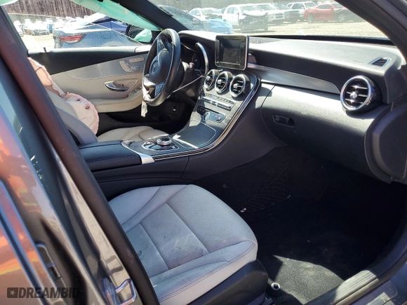 2018 Mercedes-Benz C-Class C 300 with VIN 55SWF4JB7JU267685, listed as a Copart auction lot 48521935 with 42,683 mi miles and Salvage Title. Bid and sale history available at carsss.com. Image 7.