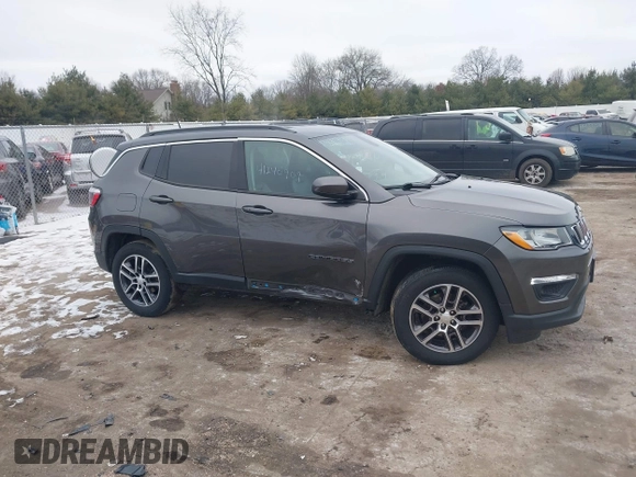 2017 Jeep Compass Latitude with VIN 3C4NJCBB9HT682278, listed as a IAAI auction lot 41240909 with 133,766 mi miles and . Bid and sale history available at DreamBid. Image 13.