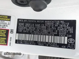 2014 Toyota Corolla L with VIN 2T1BURHE3EC070526, listed as a IAAI auction lot 41898694 with 164,335 mi miles and . Bid and sale history available at DreamBid. Image 9.