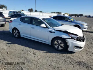 2013 Kia Optima Hybrid LX with VIN KNAGM4AD4D5041927, listed as a Copart auction lot 78914864 with 85,362 mi miles and Salvage Title. Bid and sale history available at carsss.com. Image 4.