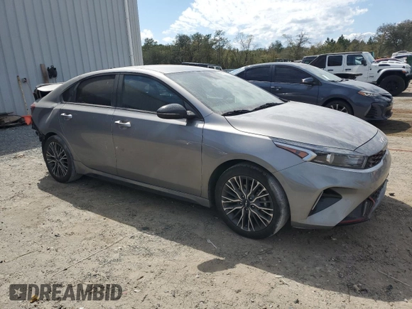 2023 Kia Forte GT-Line with VIN 3KPF54AD6PE572714, listed as a Copart auction lot 48955445 with 36,328 mi miles and Non Repairable. Bid and sale history available at carsss.com. Image 4.