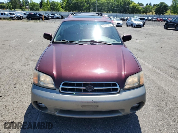 2000 Subaru Legacy Outback Limited with VIN 4S3BH6869Y7662661, listed as a Copart auction lot 60565254 with 176,043 mi miles and Clean title. Bid and sale history available at DreamBid. Image 5.