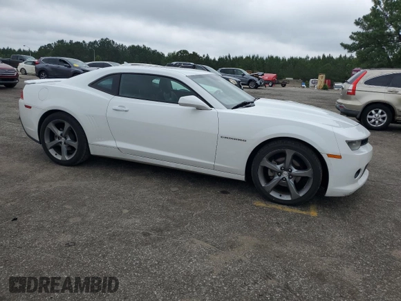 2014 Chevrolet Camaro LT with VIN 2G1FC1E3XE9255321, listed as a Copart auction lot 59483375 with 127,113 mi miles and Salvage title. Bid and sale history available at DreamBid. Image 4.