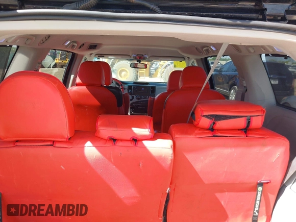 2013 Toyota Sienna SE with VIN 5TDXK3DC9DS359655, listed as a IAAI auction lot 42078705 with 159,101 mi miles and . Bid and sale history available at DreamBid. Image 8.