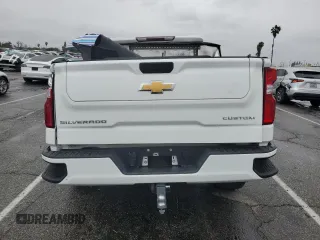 2021 Chevrolet Silverado 1500 Custom with VIN 3GCPWBEK5MG290112, listed as a Copart auction lot 48987505 with 47,923 mi miles and Salvage Title. Bid and sale history available at DreamBid. Image 6.