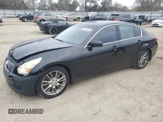 2008 Infiniti G35 Journey with VIN JNKBV61E38M212210, listed as a Copart auction lot 82991394 with 162,116 mi miles and Salvage title. Bid and sale history available at DreamBid. Image 1.