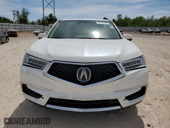 2018 Acura MDX Technology with VIN 5J8YD4H57JL000142, listed as a Copart auction lot 54399715 with 82,776 mi miles and Salvage title. Bid and sale history available at DreamBid. Image 5.