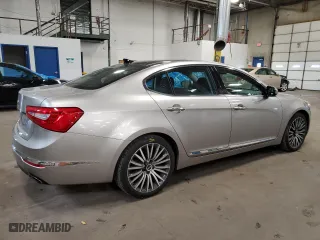 2014 Kia Cadenza Premium with VIN KNALN4D77E5125016, listed as a Copart auction lot 69007094 with 120,347 mi miles and Salvage Title. Bid and sale history available at carsss.com. Image 3.