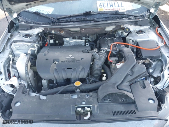 2012 Mitsubishi Lancer ES with VIN JA32U2FU1CU027013, listed as a IAAI auction lot 41739820 with 124,549 mi miles. Bid and sale history available at carsss.com. Image 10.