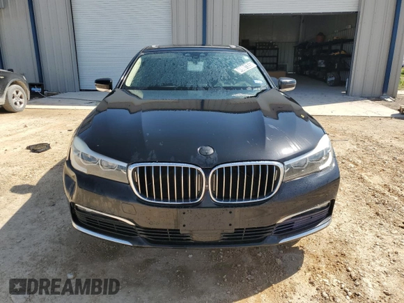 2016 BMW 7 Series 740i with VIN WBA7E2C54GG547029, listed as a Copart auction lot 49001355 with 109,385 mi miles and Clean Title. Bid and sale history available at carsss.com. Image 5.