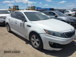 2015 Kia Optima LX with VIN KNAGM4A74F5605007, listed as a IAAI auction lot 42796438 with 126,819 mi miles and . Bid and sale history available at DreamBid. Image 1.