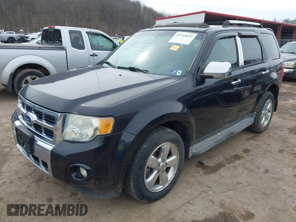 2011 Ford Escape Limited with VIN 1FMCU9EG4BKB89802, listed as a IAAI auction lot 41723632 with 265,092 mi miles. Bid and sale history available at carsss.com. Image 2.