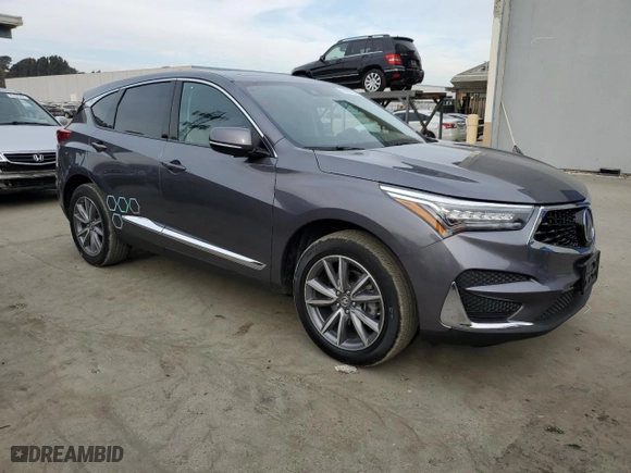 2019 Acura RDX w/Technology Pkg with VIN 5J8TC1H5XKL023752, listed as a Copart auction lot 42460545 with 95,384 mi miles and Salvage Title. Bid and sale history available at carsss.com. Image 4.