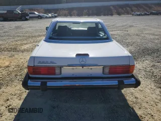 1988 Mercedes-Benz 560 Series 560SL with VIN WDBBA48D1JA078995, listed as a Copart auction lot 89274725 with 119,355 mi miles and Salvage Title. Bid and sale history available at carsss.com. Image 6.
