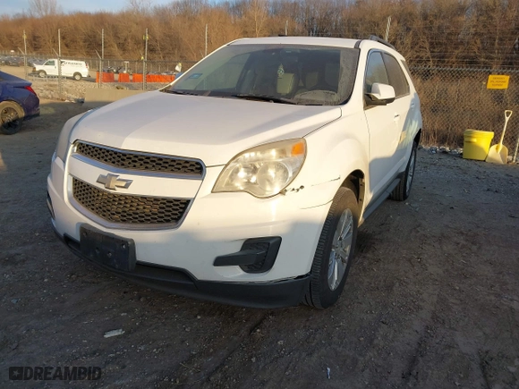 2010 Chevrolet Equinox LT w/1LT with VIN 2CNFLEEY7A6215537, listed as a IAAI auction lot 41301799 with 108,959 mi miles. Bid and sale history available at carsss.com. Image 2.