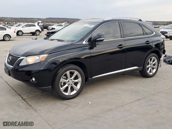 2010 Lexus RX 350 with VIN 2T2ZK1BAXAC011233, listed as a Copart auction lot 47772865 with 80,573 mi miles and Salvage Title. Bid and sale history available at carsss.com. Image 1.