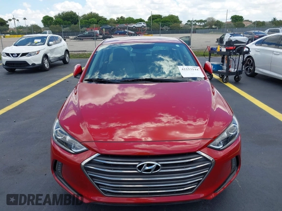2017 Hyundai Elantra Value Edition z VIN KMHD84LF4HU073311, wystawiony jako IAAI lot #42253144 z przebiegiem 38 127 mil mil oraz . Historia ofert i sprzedaży dostępna na DreamBid. Obrazek 6.