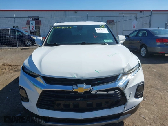 2022 Chevrolet Blazer LT with VIN 3GNKBHR43NS219954, listed as a IAAI auction lot 41849556 with 57,836 mi miles and . Bid and sale history available at DreamBid. Image 12.
