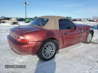 2001 BMW Z3 2.5 z VIN WBACN33471LM03467, wystawiony jako Copart lot #45764405 z przebiegiem 135 902 mil mil oraz Szkoda całkowita • Salvage title. Historia ofert i sprzedaży dostępna na DreamBid. Obrazek 3.