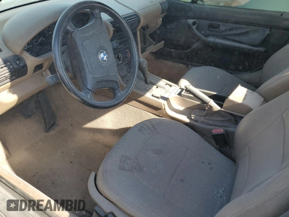 1997 BMW 3 Series 1.9L with VIN 4USCH7320VLB80630, listed as a Copart auction lot 72832064 with 0 mi miles and Salvage Title. Bid and sale history available at carsss.com. Image 7.