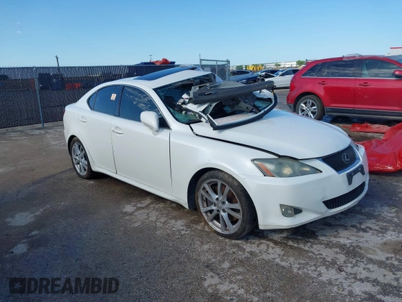 2006 Lexus IS 350 with VIN JTHBE262662003723, listed as a IAAI auction lot 40220441 with Not Provided miles and . Bid and sale history available at DreamBid. Image 1.