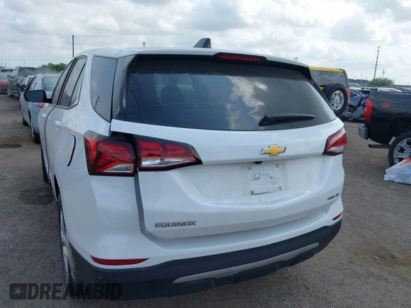 2023 Chevrolet Equinox LT with VIN 3GNAXTEGXPL245156, listed as a IAAI auction lot 42175866 with 32,609 mi miles and . Bid and sale history available at DreamBid. Image 3.